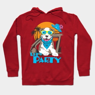lets party dog Hoodie